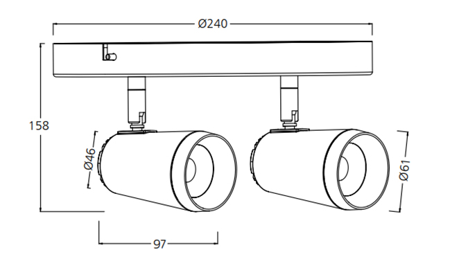 ceiling spotlight Technical Specification