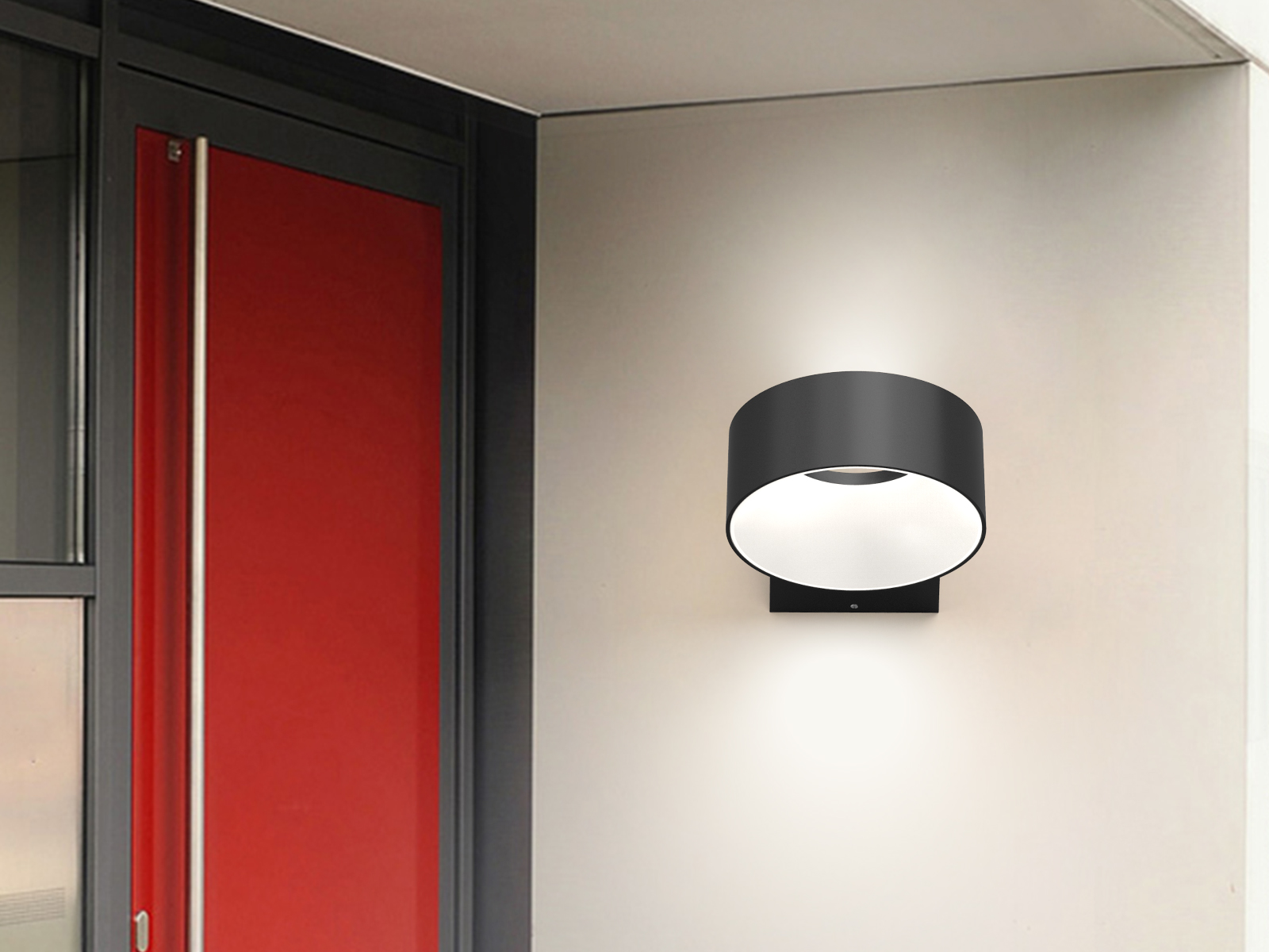 hallway aluminum wall light