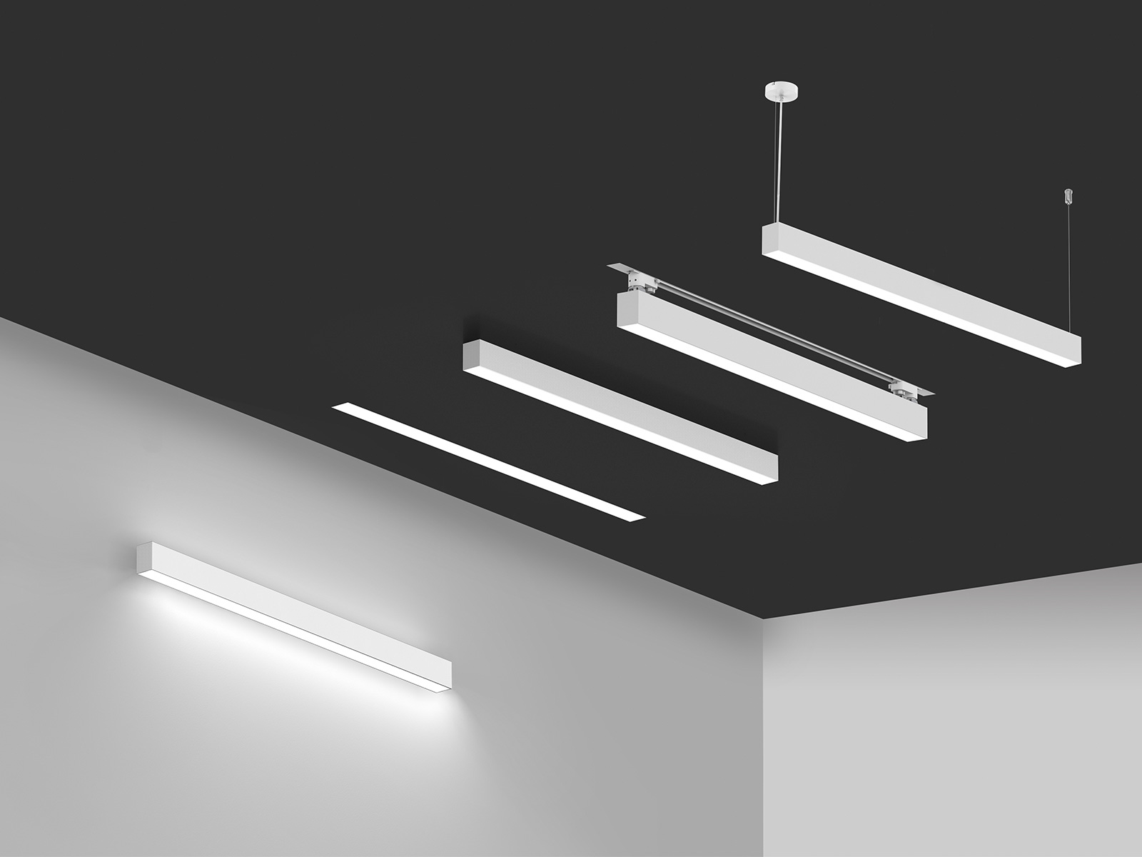 DB77 under cabinet led batten light