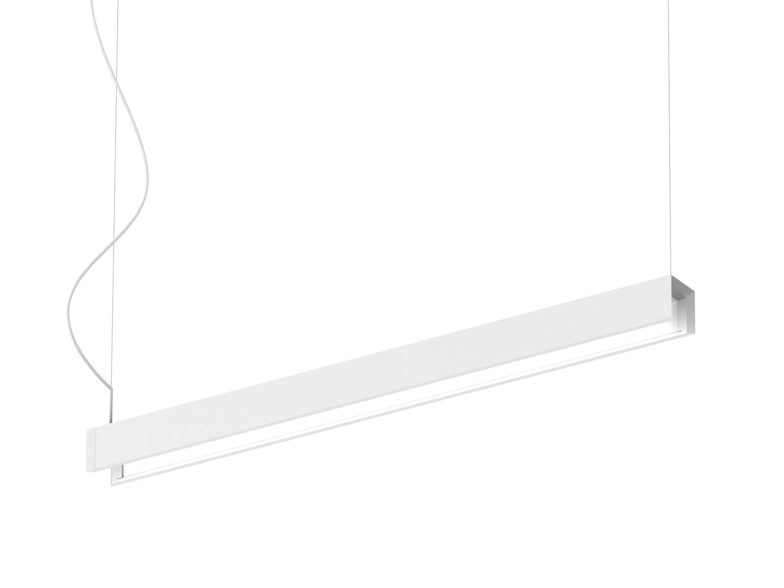 DB27 38W White Linear LED Suspension Lighting