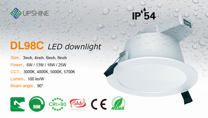 One LED Downlight With Three Reflectors To Choose From
