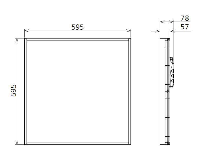UGR 19 LED Panel Light