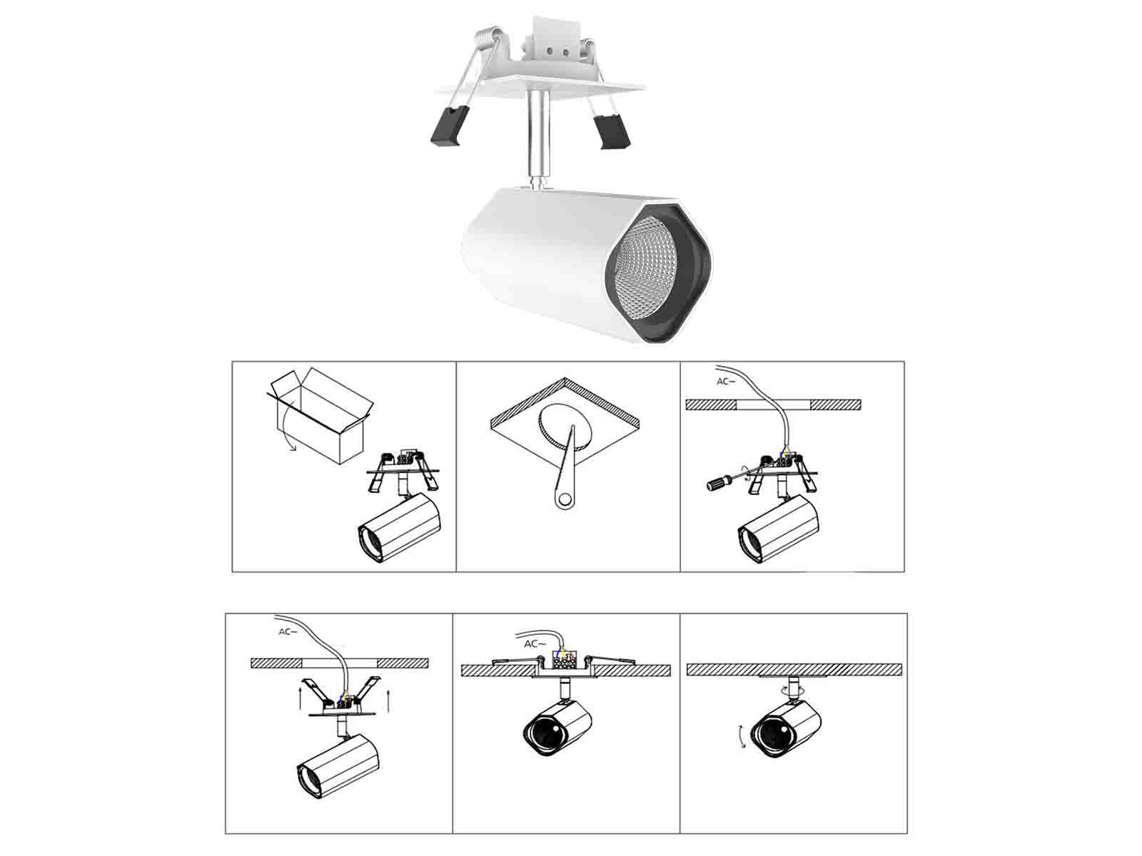 Recessed Ceiling Track Lights
