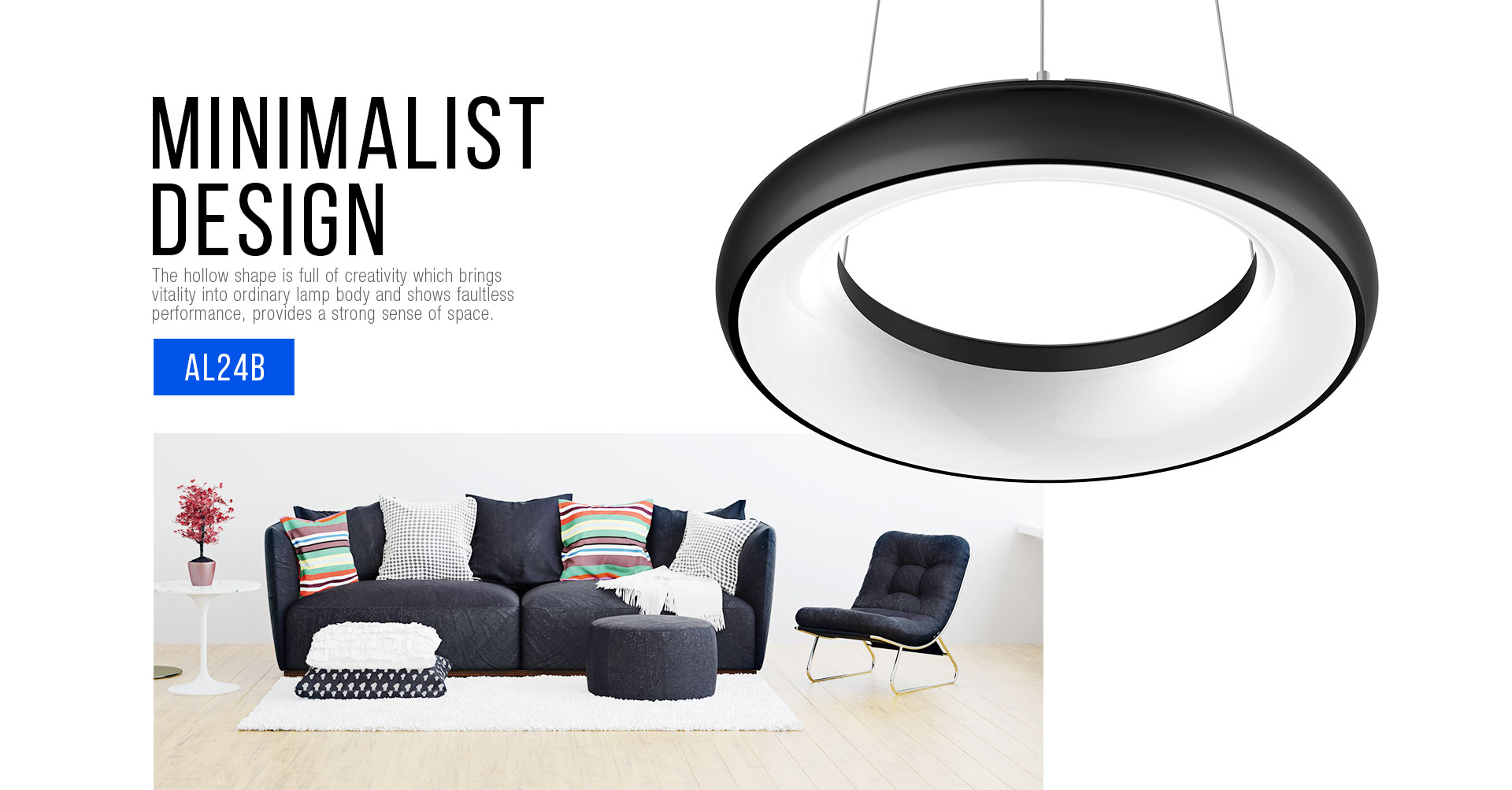 AL24B Minimalist Mondern LED Ceiling Light_01