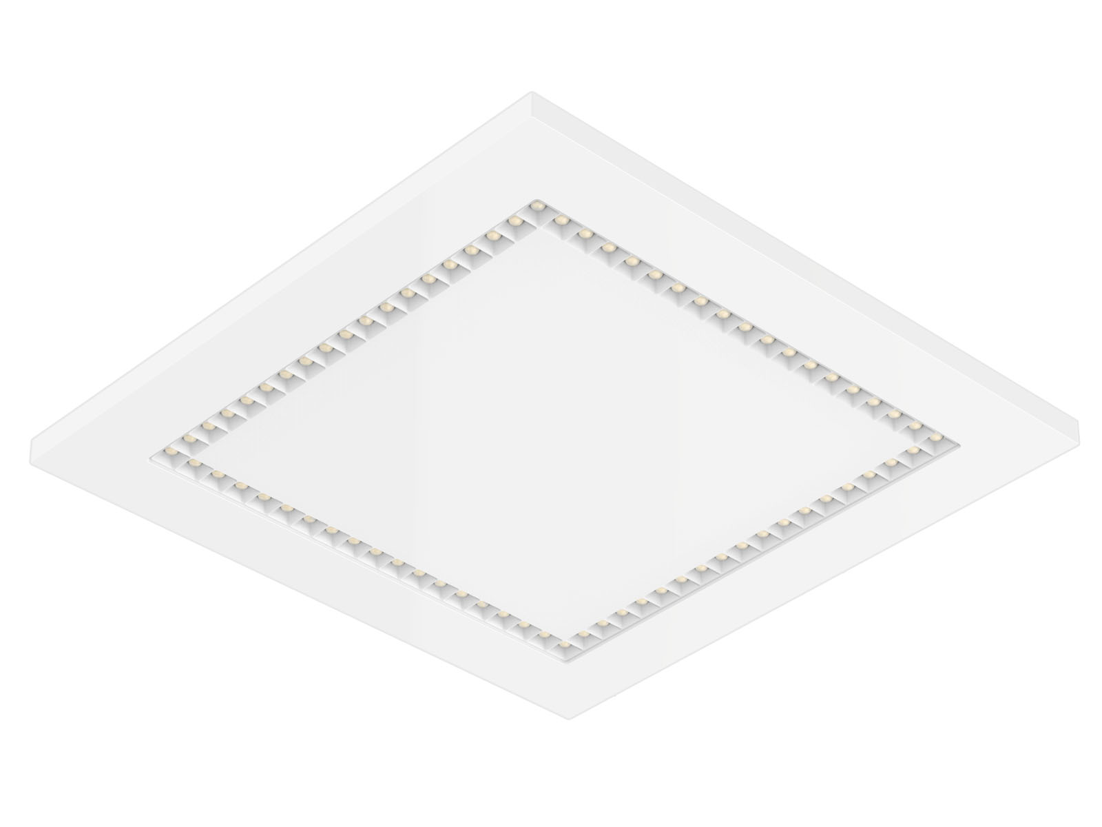 AL38 Square Grille Ceiling Light direct lighting