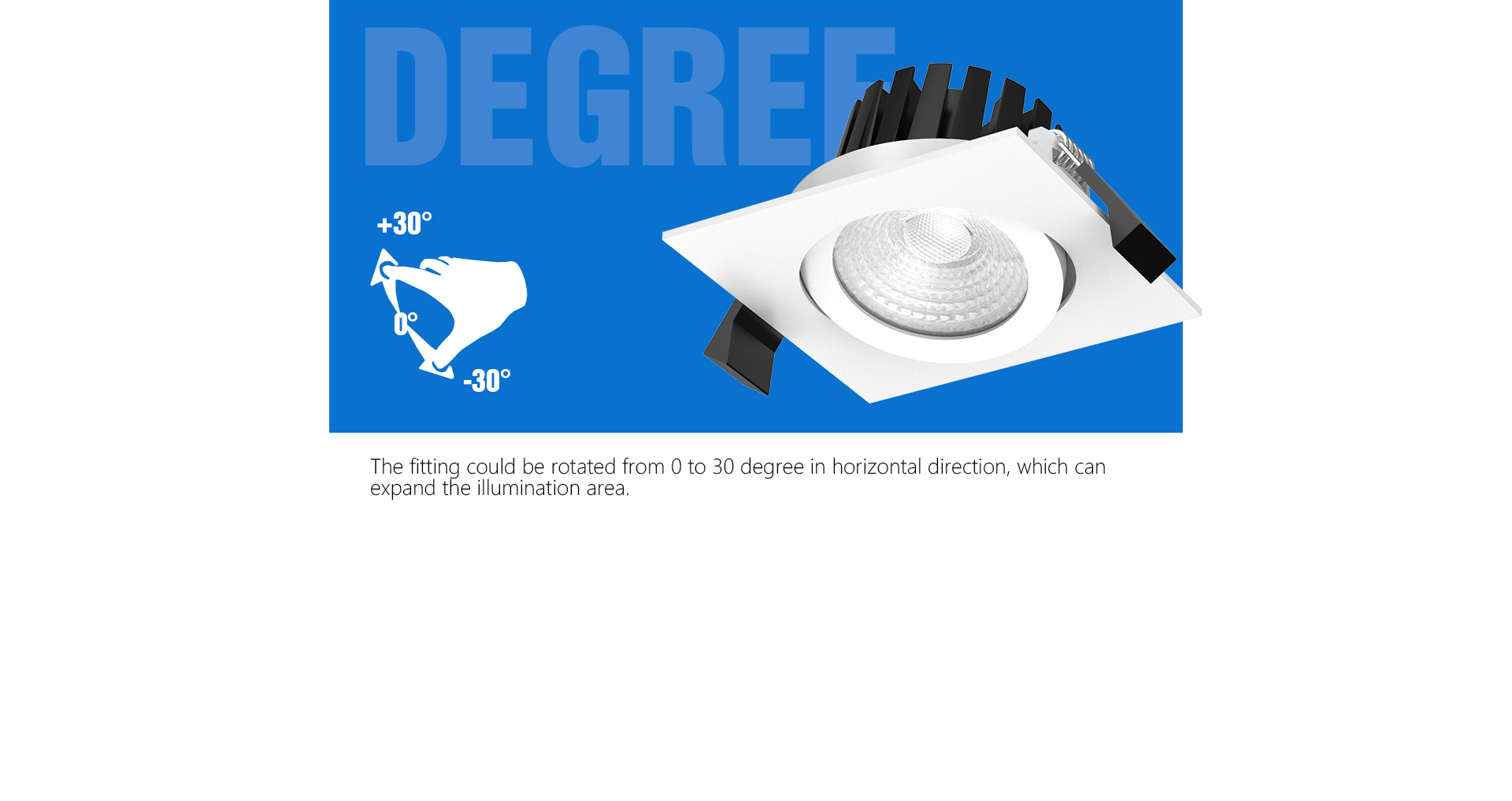 Adjustable LED recessed Downlighting_03