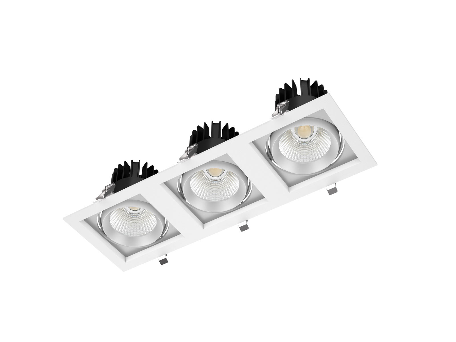 CL133 1 Square Recessed LED Luminaires