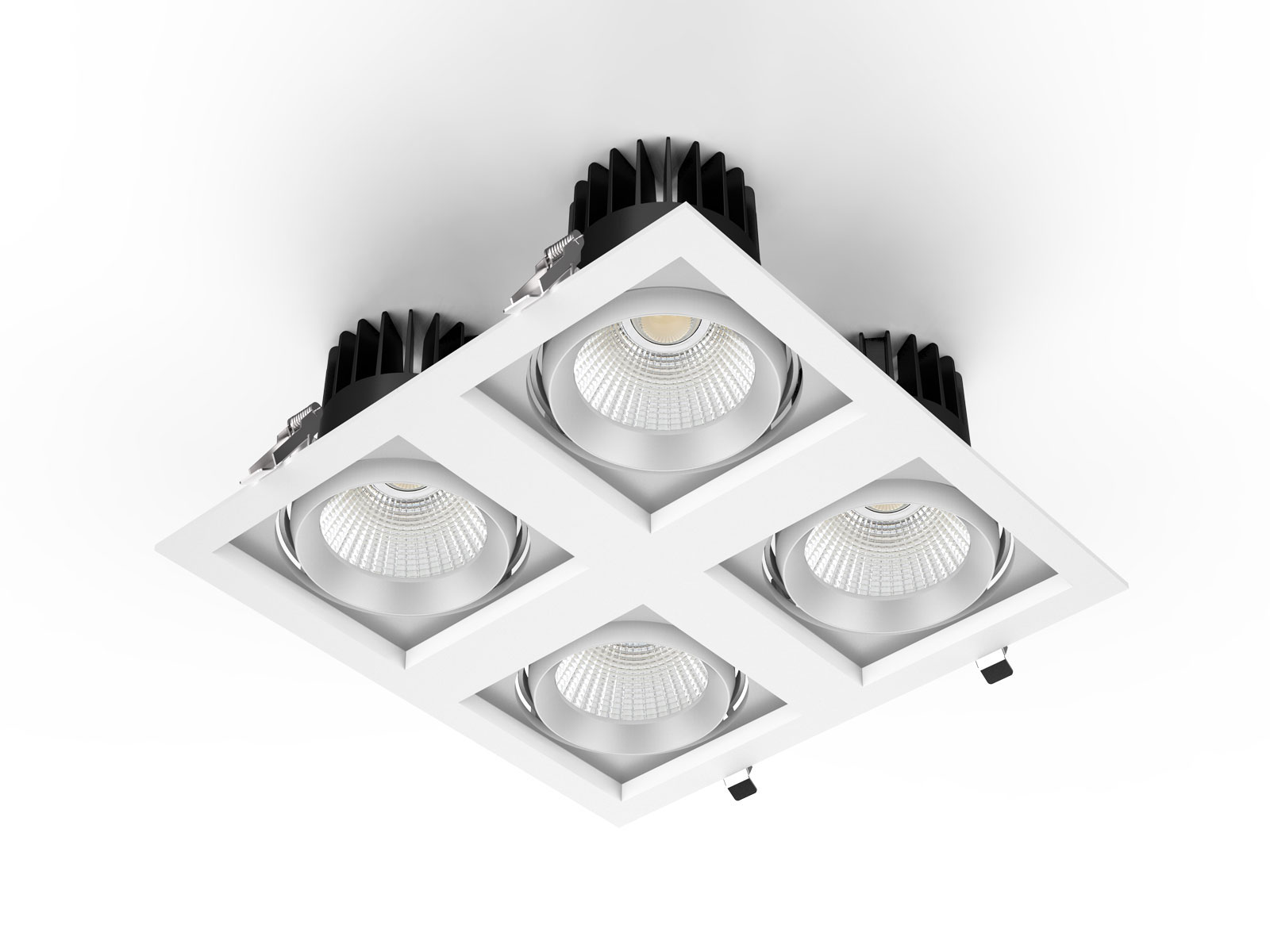 CL133 1 Square Recessed LED Luminaires