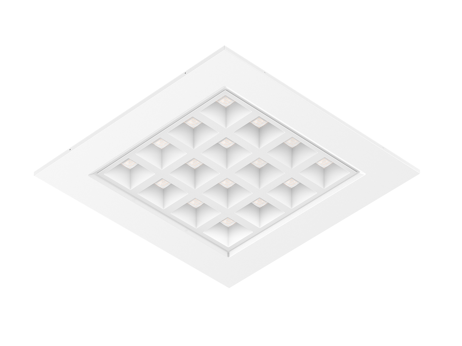 PL-AK 5000K High Luminous LED Panel Light with Louver Reflector Design