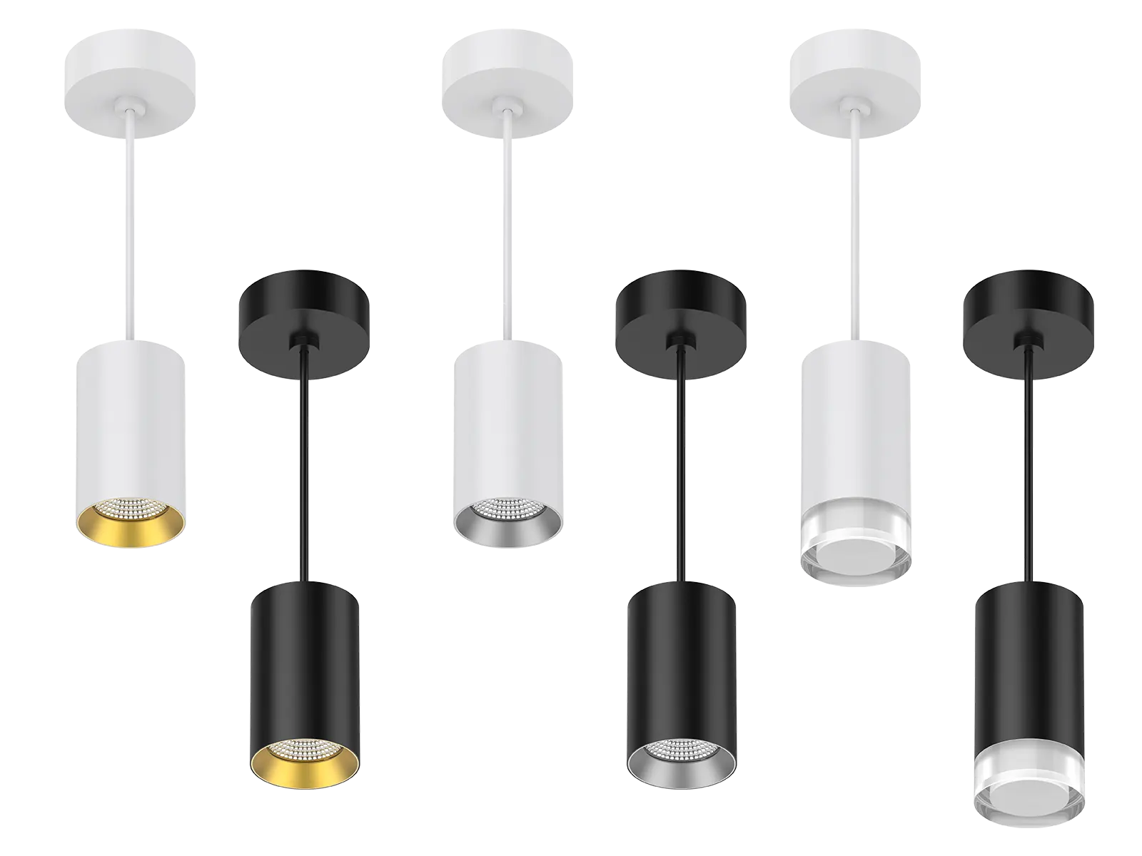 PD02C G2.0 Suspended Flicker Free LED Pendant Light Suspended