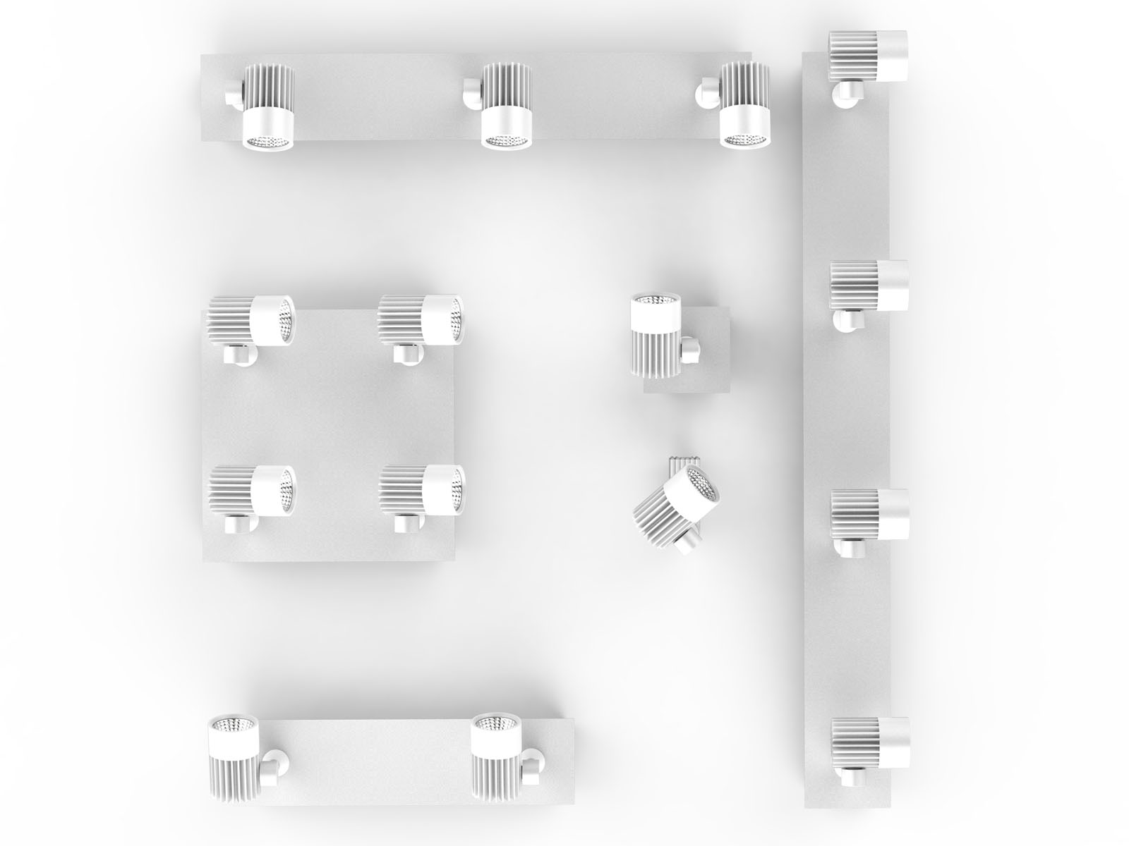 TL04 3 COB led track light sale