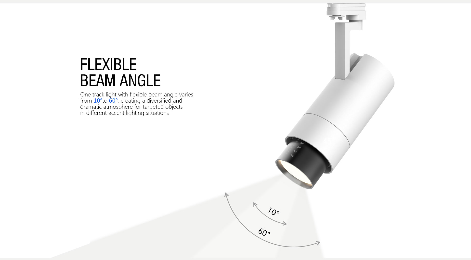 Flexible Beam Angle LED Track Lights_03