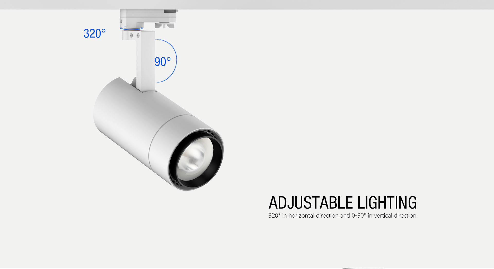 Adjustable LED Mounted Track Lighting_02