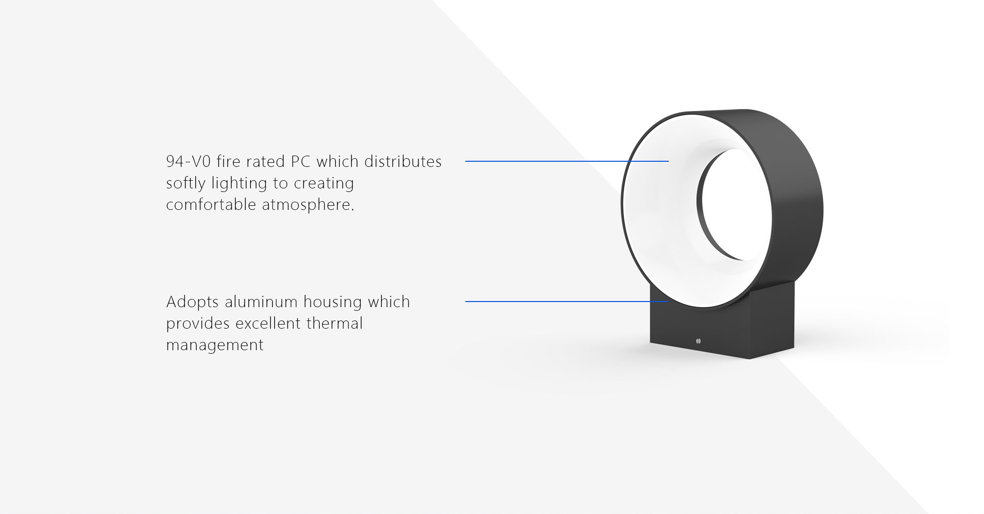 Aluminum  led wall light fitting_03